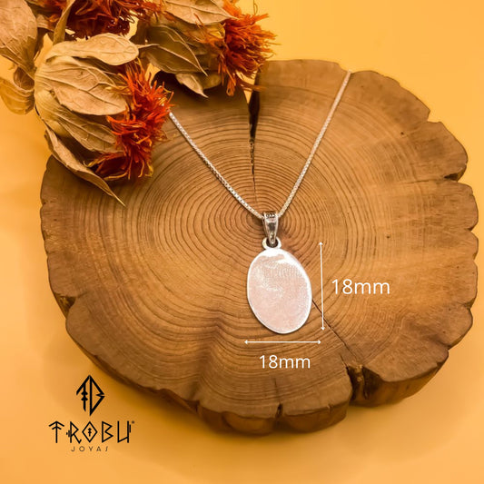 Collar Ovalado Personalizado + ENVÍO GRATIS