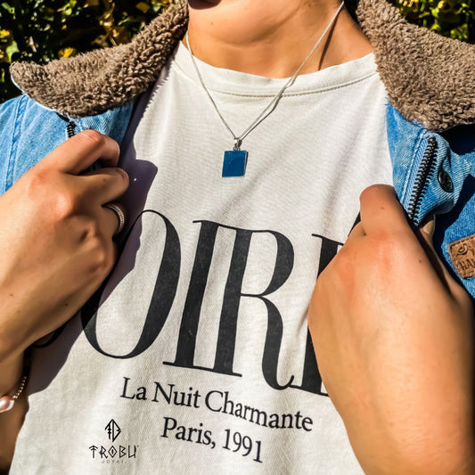 Collar Rectangular Personalizado + ENVÍO GRATIS