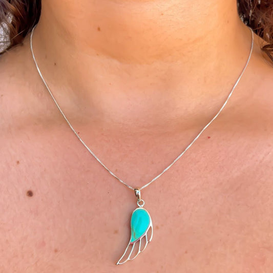 Collar Grace Plata | Piedra Turquesa