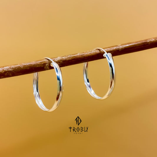 Aros Argolla Fly Plata