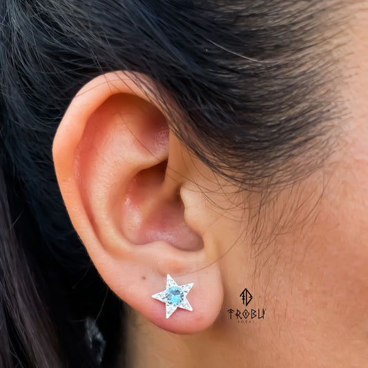 Aros Stella Lusor Plata