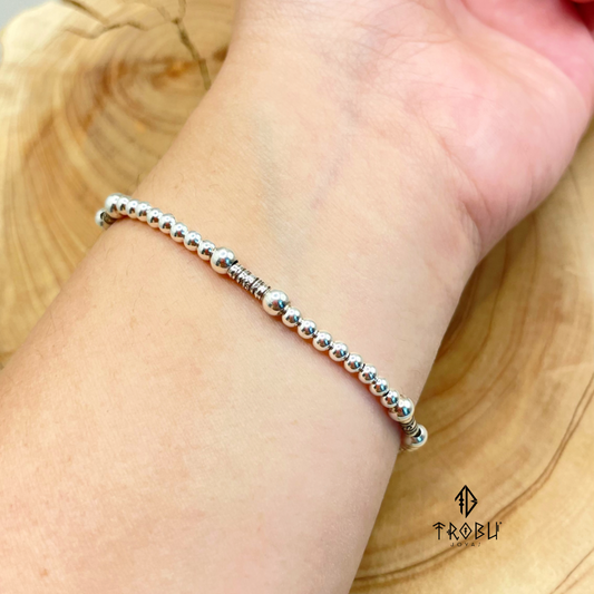 Pulsera Khetra Esferas Plata