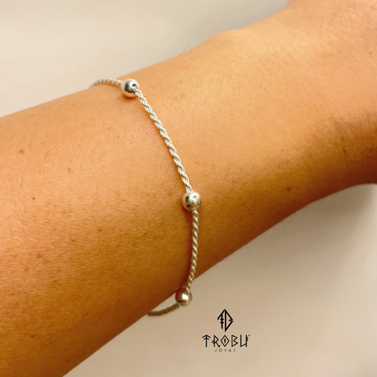 Pulsera Pearl Silv Plata