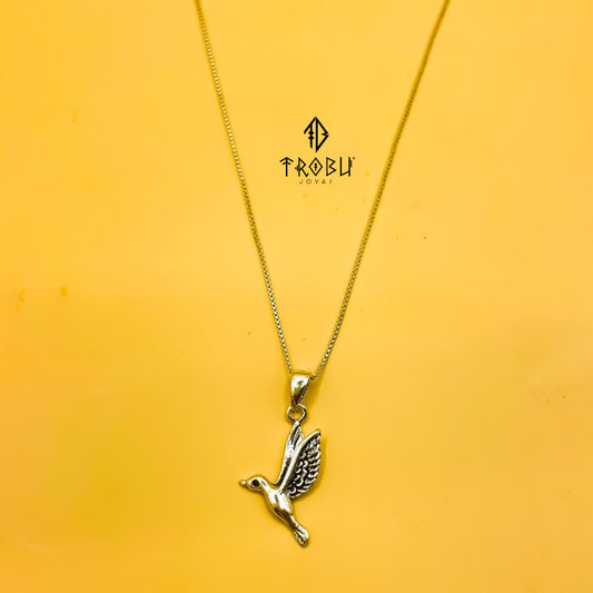 Collar Colibrí Plata