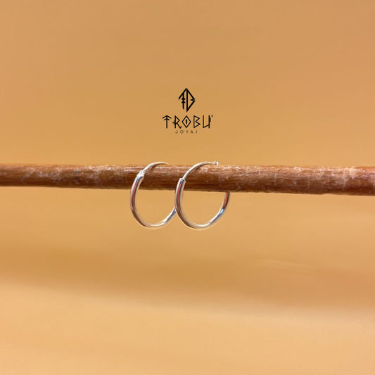 Aros Argollas Med Plata