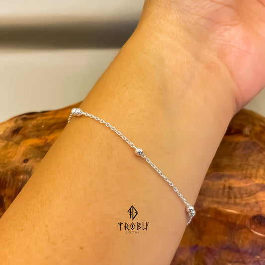 Pulsera Ball Plata