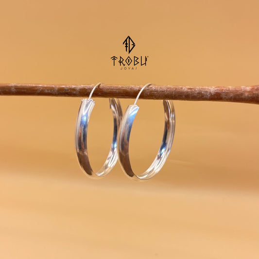 Aros Argolla Kala Plata