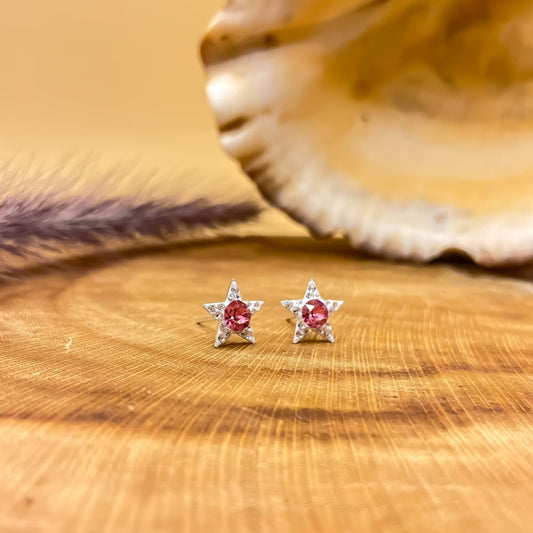 Aros Stella Lusor Rose Plata