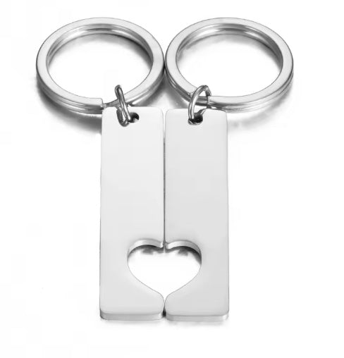 Pack de llaveros de Corazón Personalizados