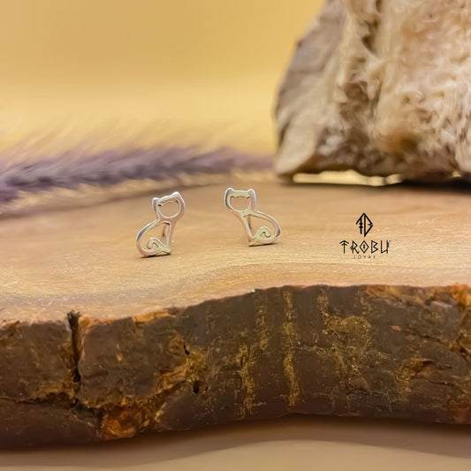 Aros Cat Plata