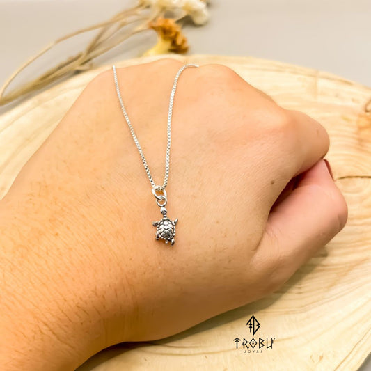 Collar Honu Mini Plata