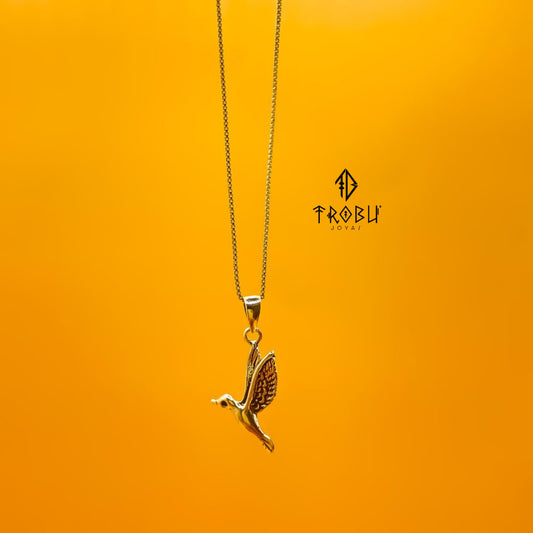 Collar Colibrí Plata