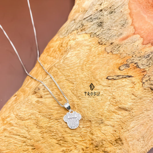 Collar Minnie Plata