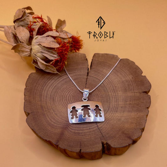 Collar Childs and Girl Plata