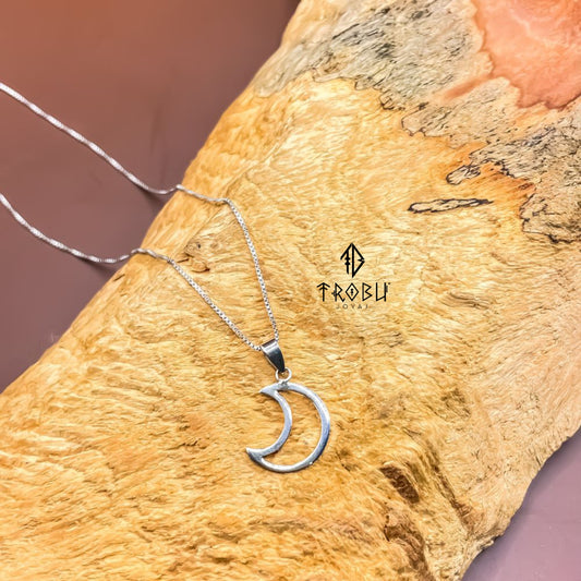 Collar Luna Moonie Plata
