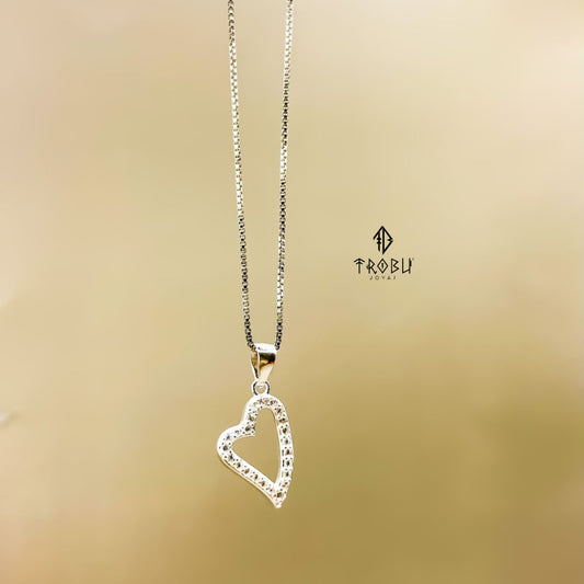 Collar Herz Plata