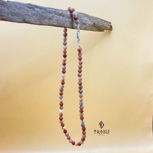 Collar Plata Salli ~ Jaspe Plum