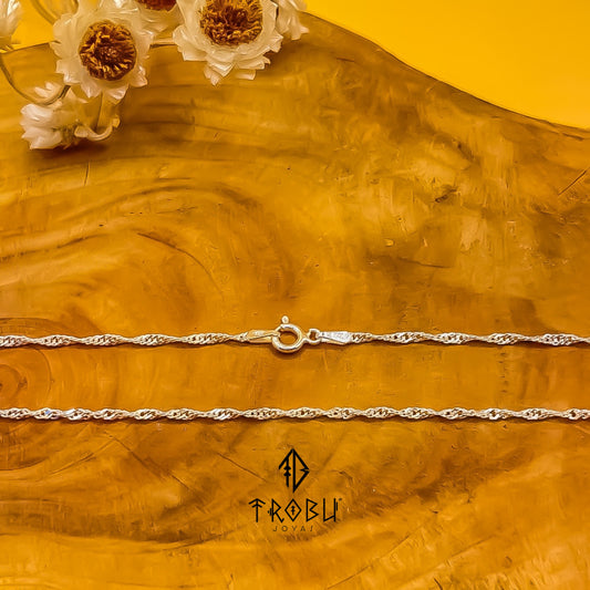 Cadena Singapur Plata
