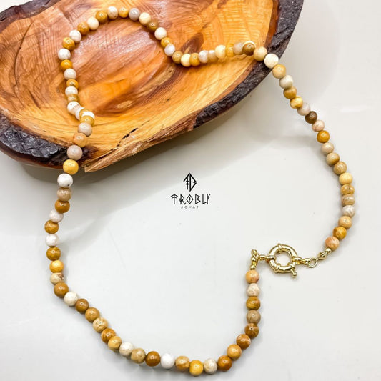 Collar Piedra Terra ~ Ágata Crazy
