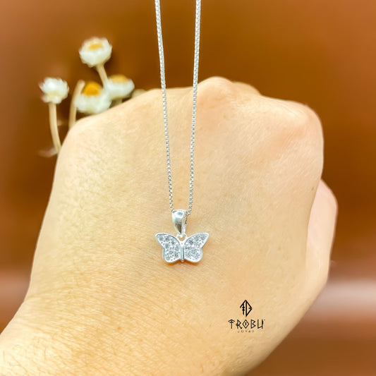 Collar Mariposa Butterfly Plata